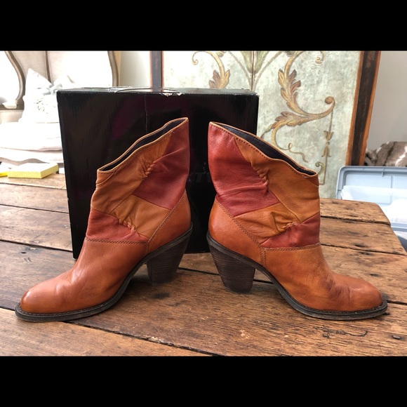 Miss Sixty Monet Boots size 38 in Cognac color - Picture 5 of 8